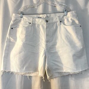 Old Navy White Jean Shorts
